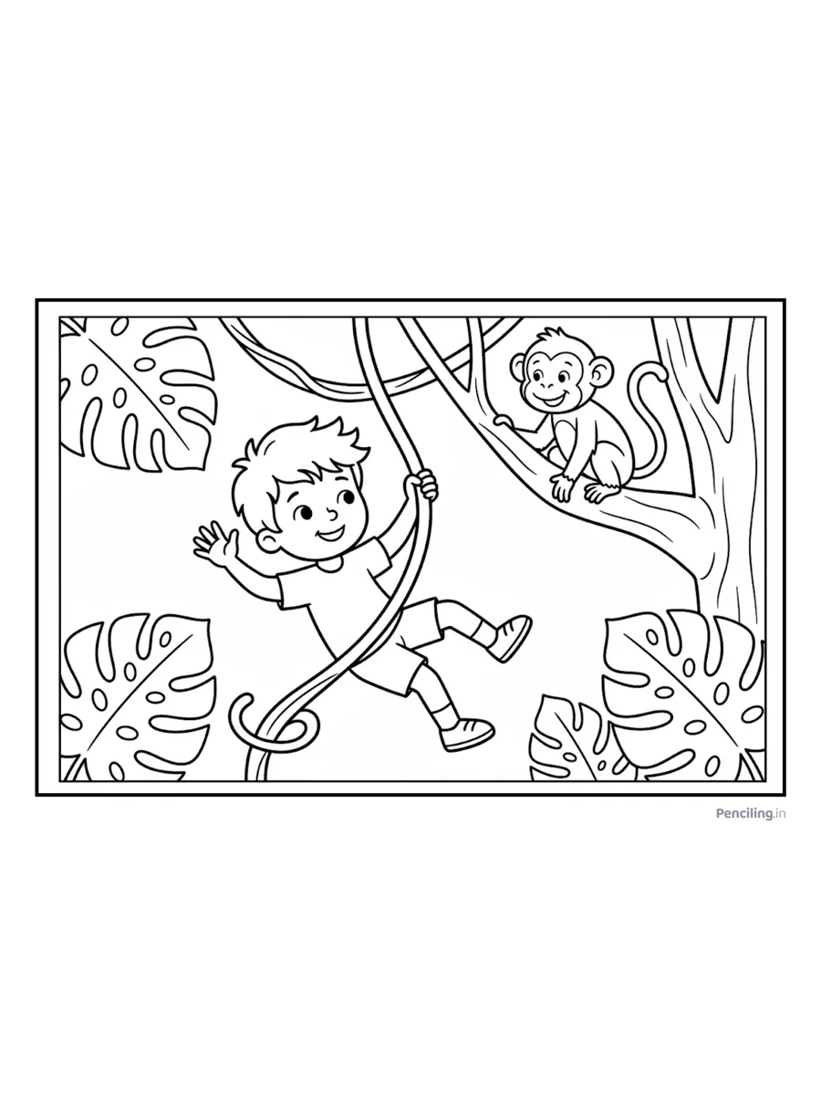 Ages 5-6: Swinging Through the Jungle
