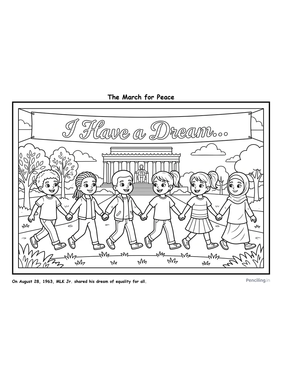 Ages 7-8: The March for Peace