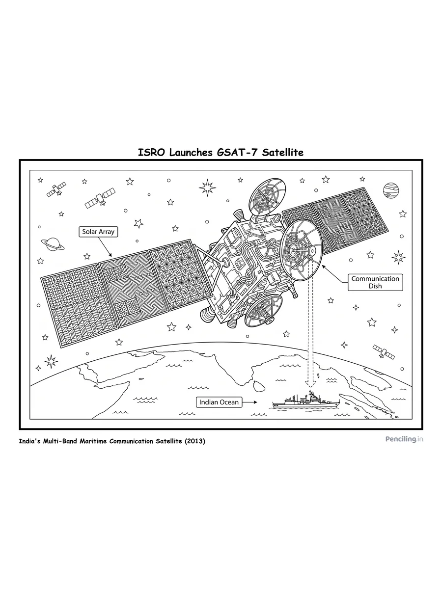 ISRO Launches GSAT-7 Satellite