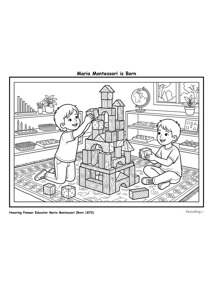 Maria Montessori is Born