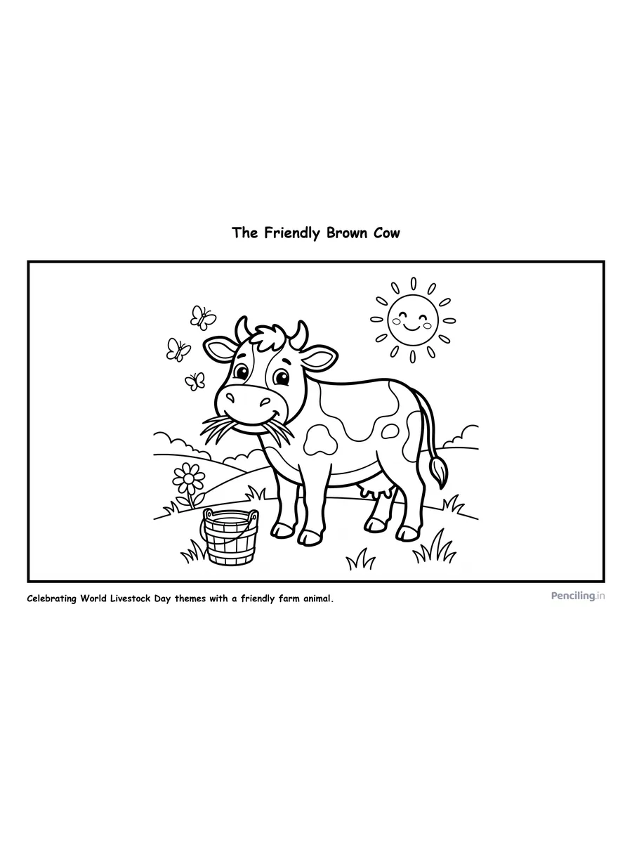 The Friendly Brown Cow