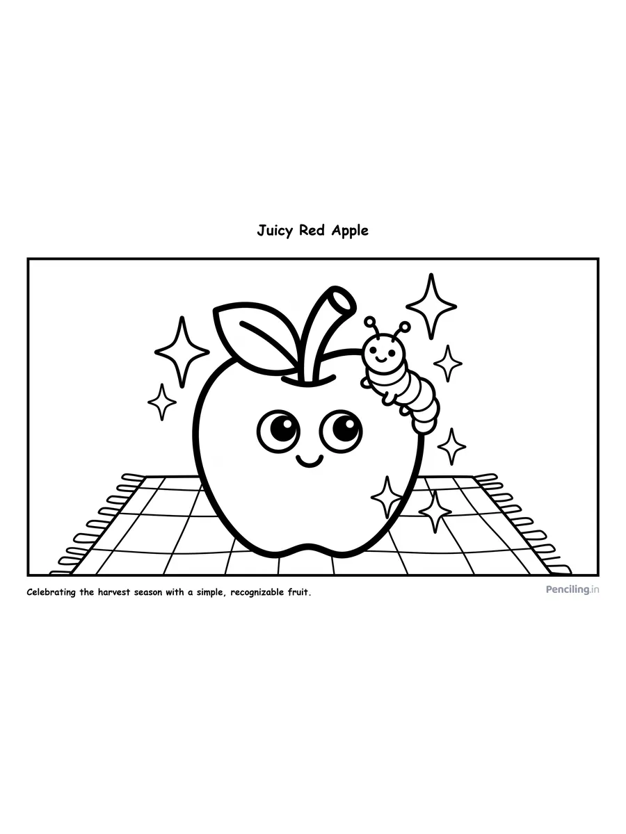 Juicy Red Apple