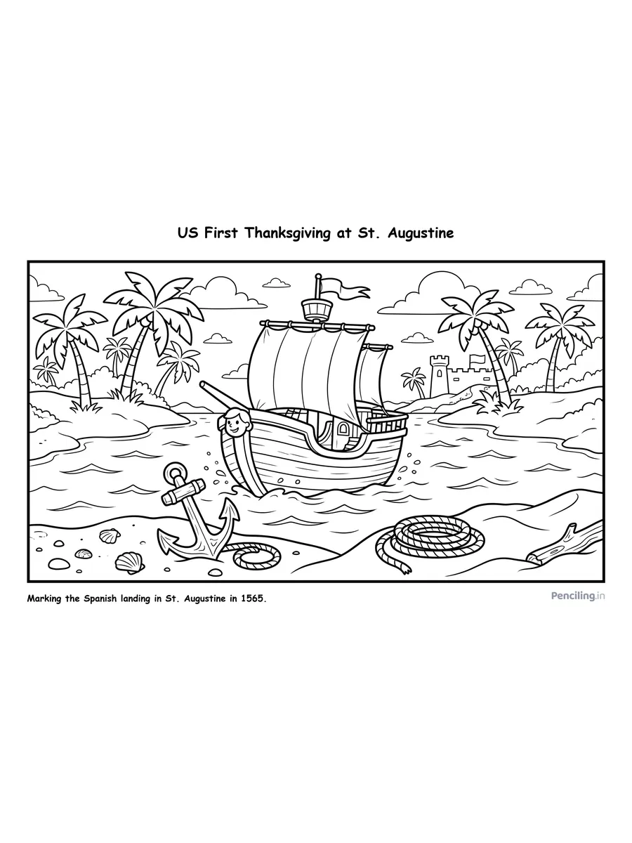 The First Thanksgiving at St. Augustine (1565)