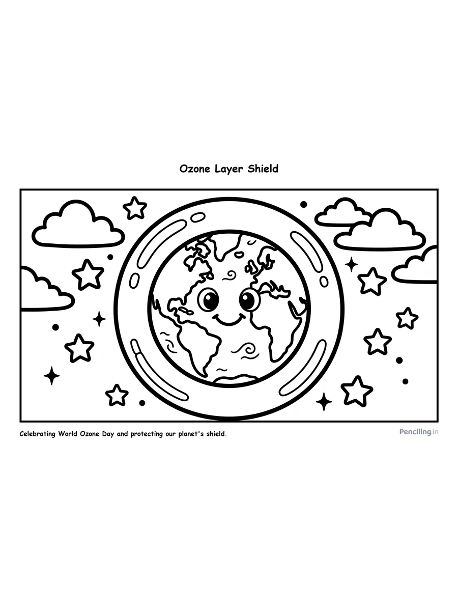 Ages 2–4: Ozone Layer Protective Shield (UN World Ozone Day)