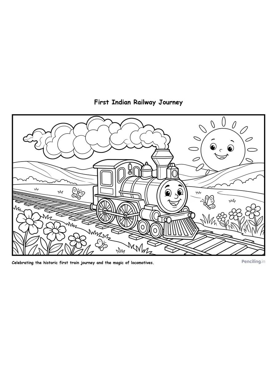 Ages 5–6: Historic Indian Steam Railway Journey (Pioneering Locomotive Heritage)