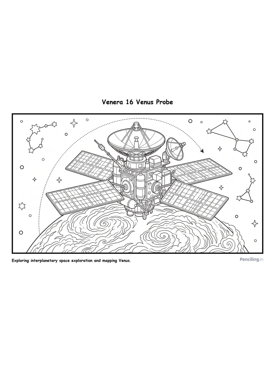 Ages 7–8: Venera 16 Space Probe & Venus Radar Exploration (1983 Mission)