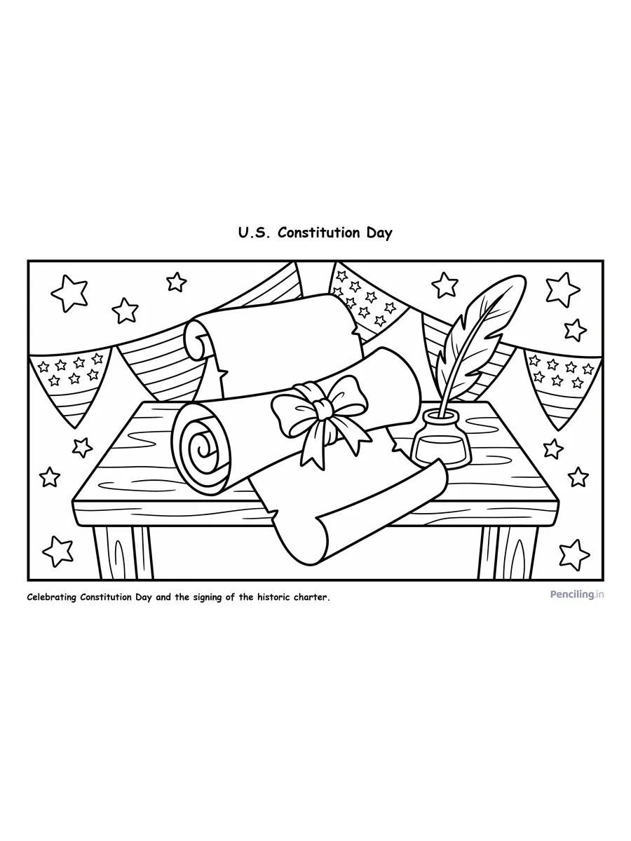 Ages 5–6: US Constitution Day & Citizenship Day (1787 Philadelphia Signing)