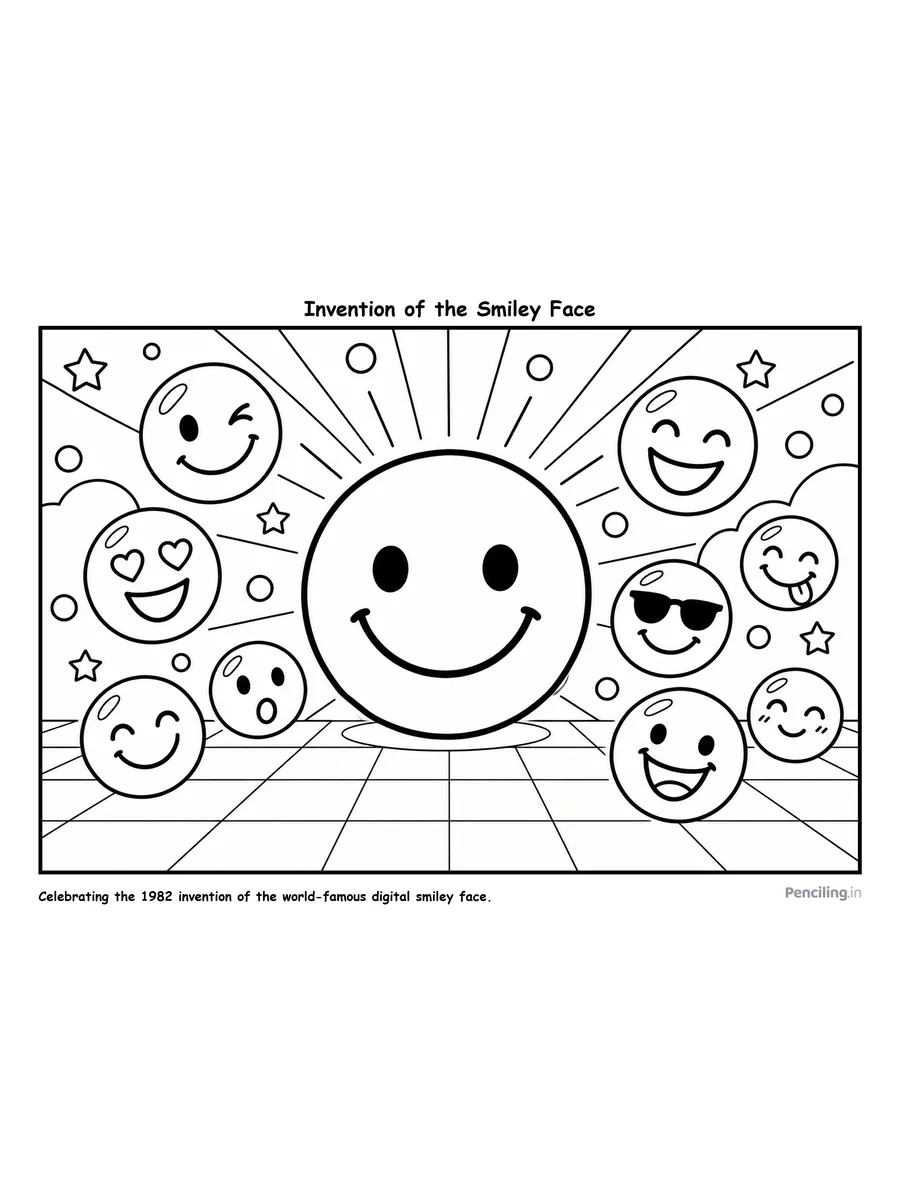 Ages 5–6: Invention of the Digital Smiley Face (1982 Computer Milestone)