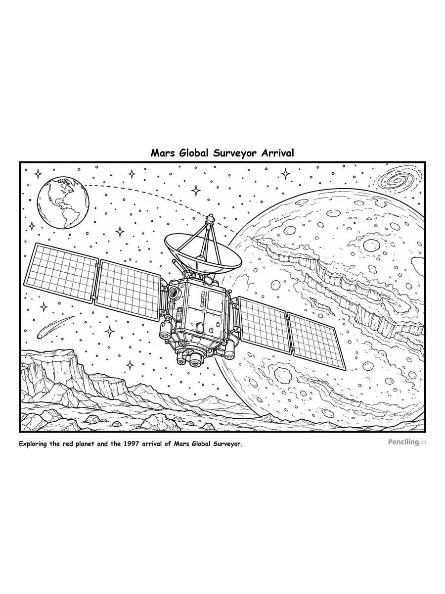 Ages 7–8: Mars Global Surveyor Orbital Arrival (1997 NASA Planetary Mission)