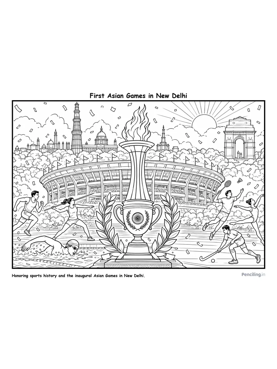 Ages 9–10: Inaugural Asian Games in New Delhi (1951 Asian Sports Milestone)