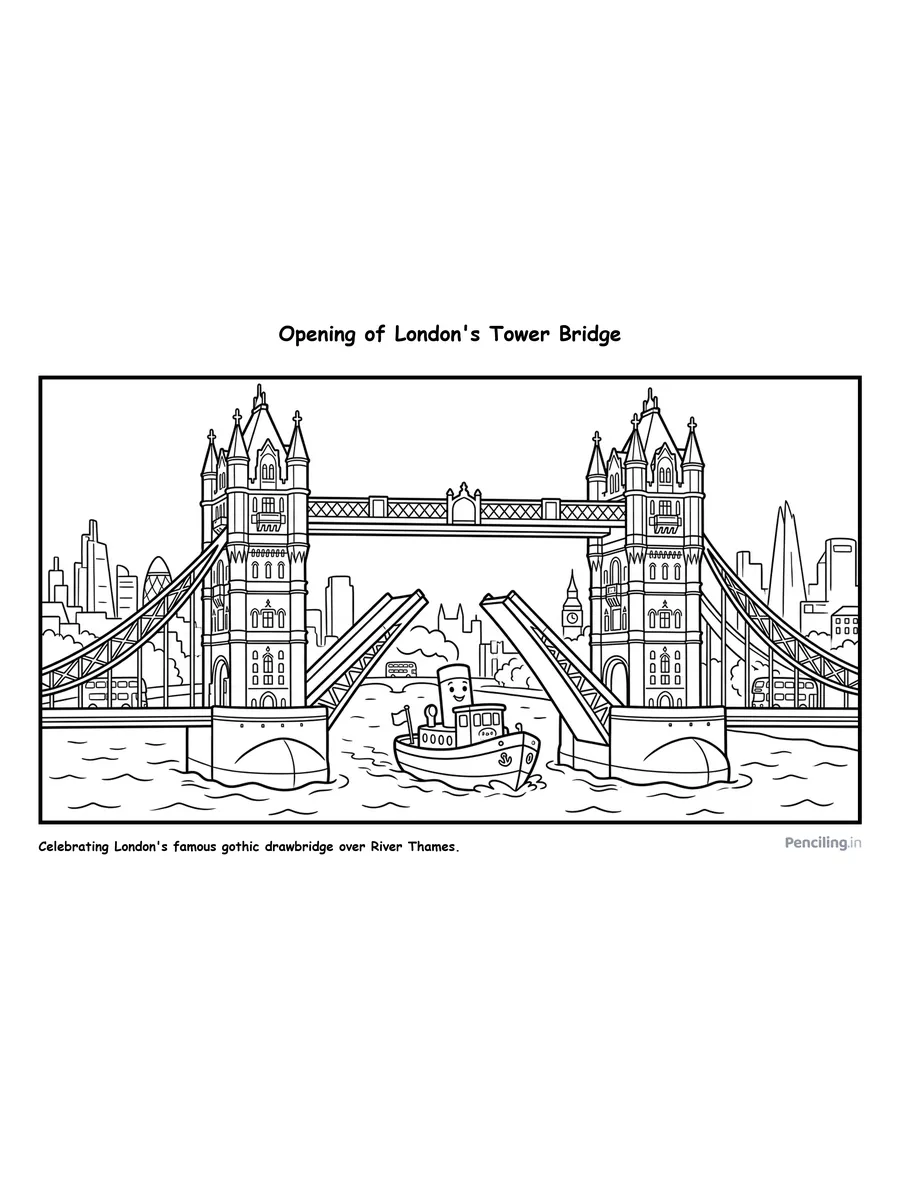 Ages 5–6: Opening of London's Tower Bridge (1894 Victorian Engineering Milestone)