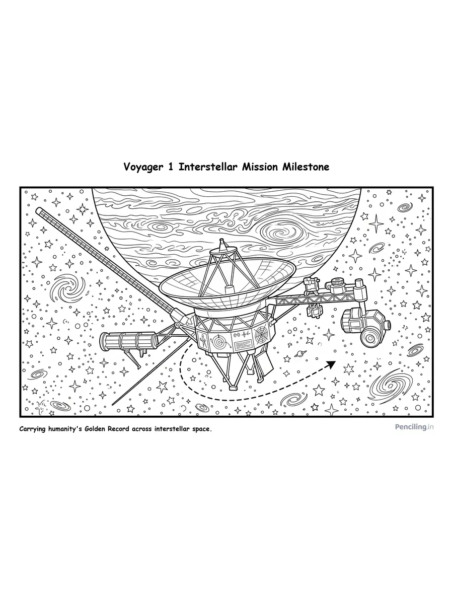 Ages 7–8: Voyager 1 Interstellar Mission Milestone (1977 NASA Deep Space Milestone)