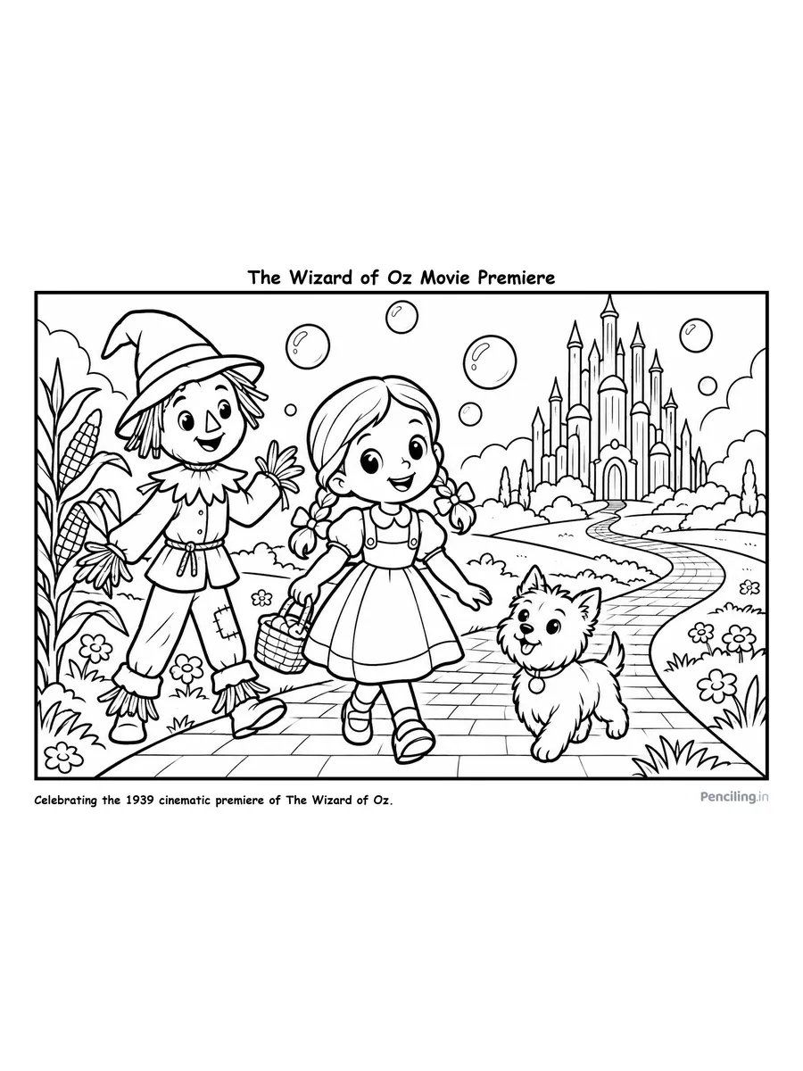 Ages 5–6: The Wizard of Oz Movie Premiere (1939 Classic Film Milestone)