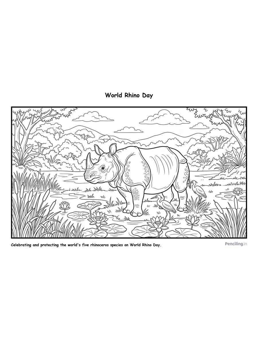 Ages 7–8: World Rhino Day (Protecting Wildlife Giants)