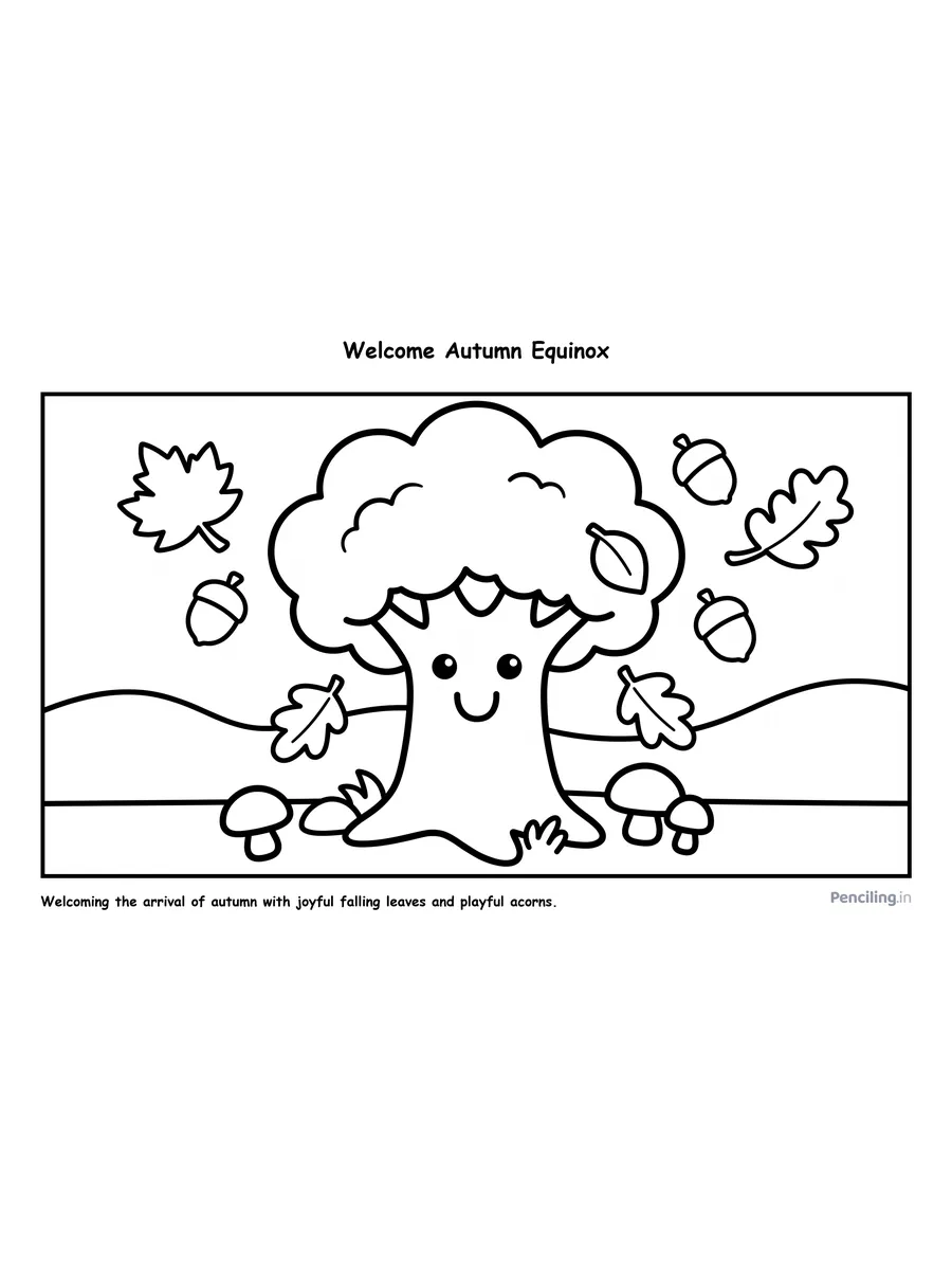 Ages 2–4: Welcome Autumn Equinox (Colors of the Forest)