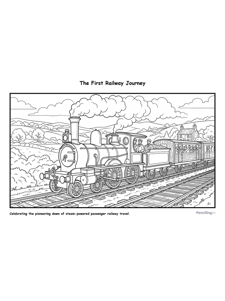 Ages 7–8: The First Railway Journey (Pioneering Steam Travel)
