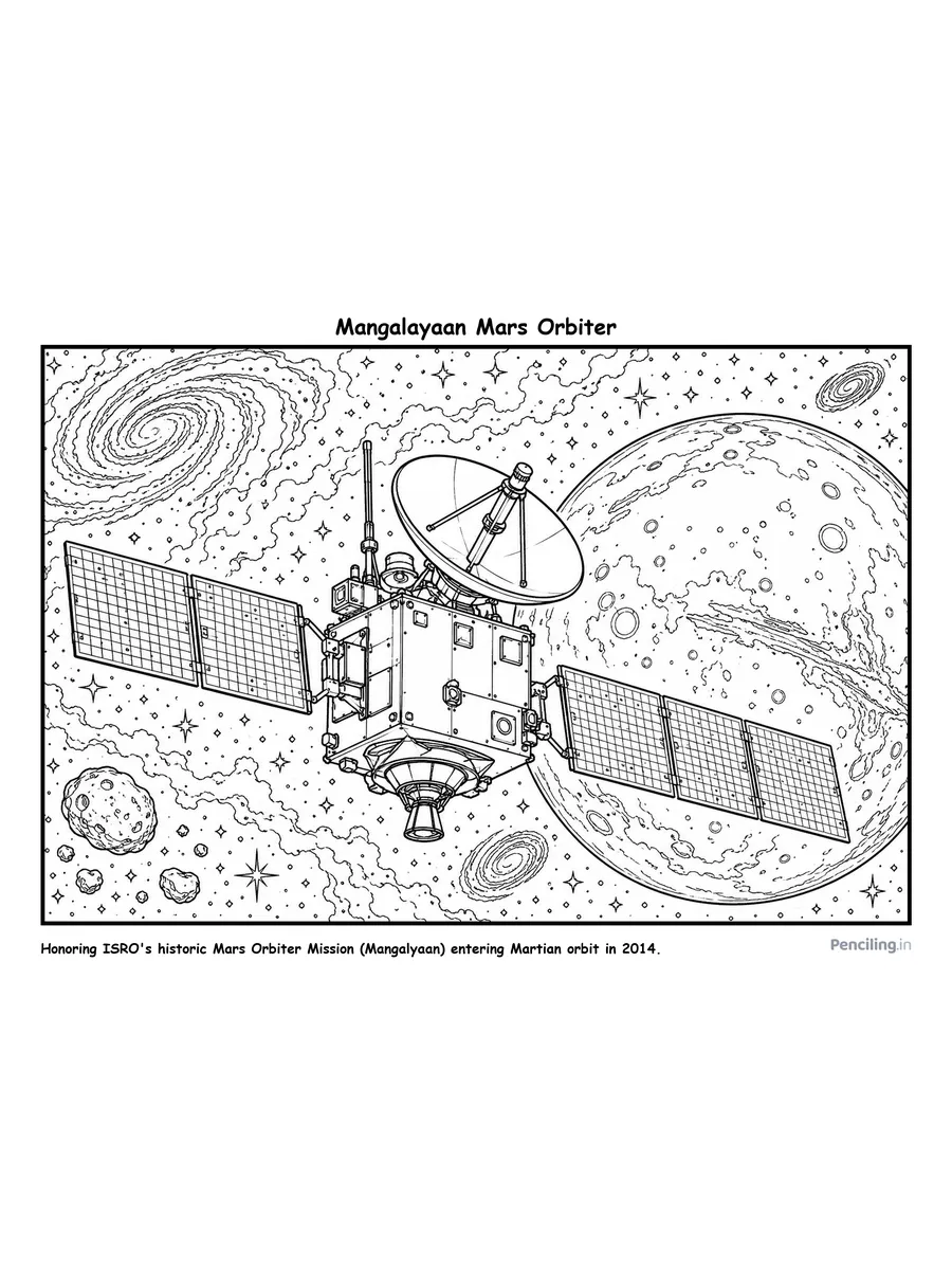 Ages 9–10: Mangalayaan Mars Orbiter (ISRO's Historic Journey)