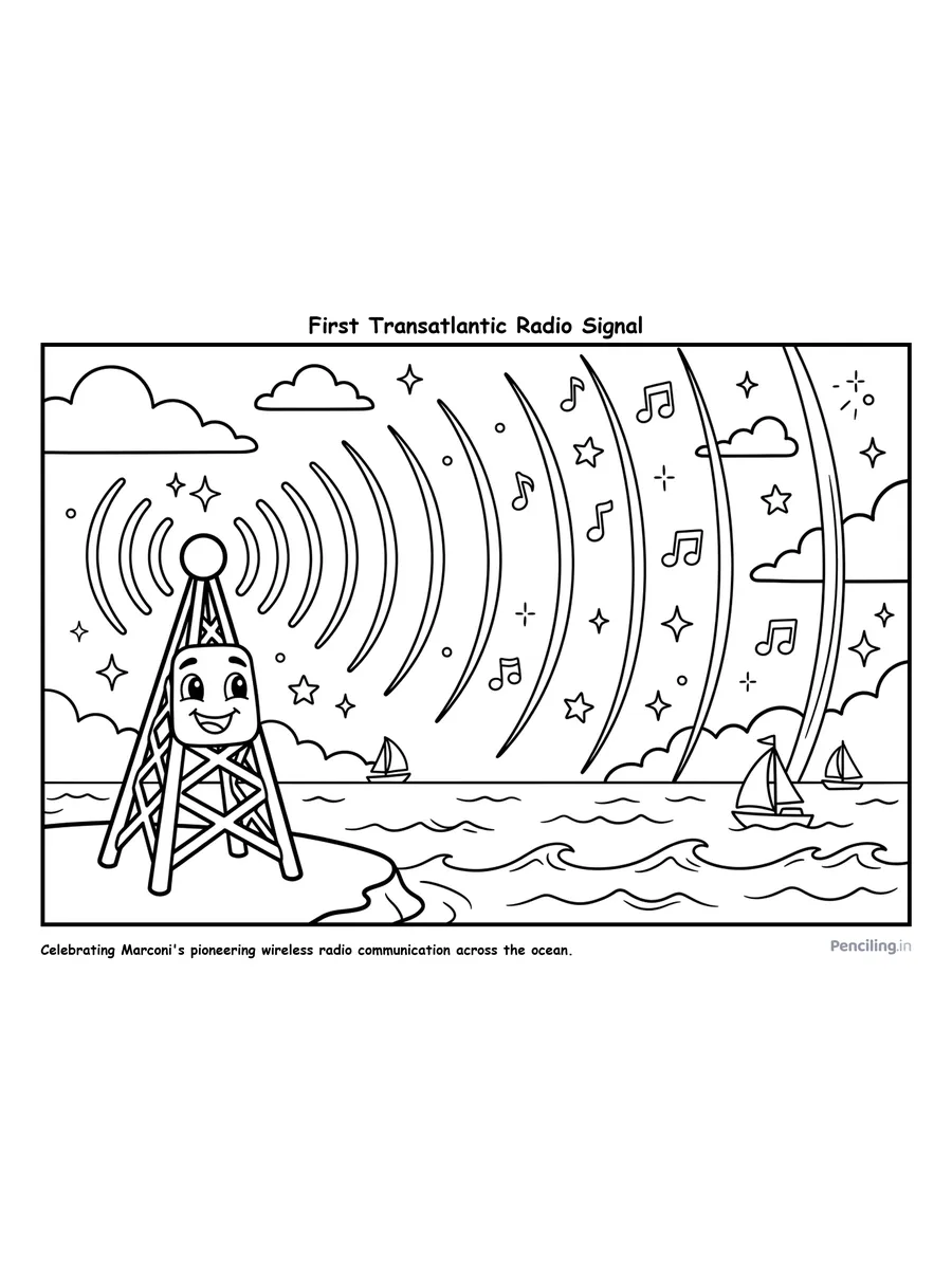 Ages 5–6: Marconi's Historic Wireless Broadcast (Voices Across the Sea)