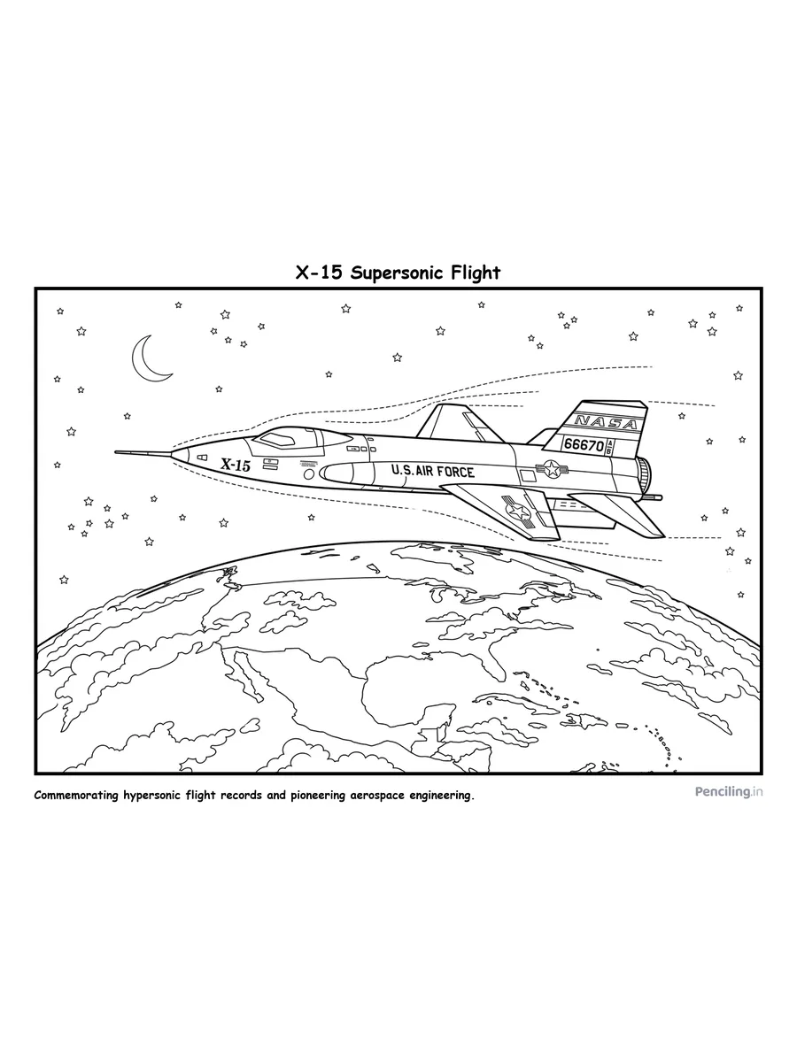 Ages 9–10: North American X-15 (Hypersonic Aerospace Frontier)