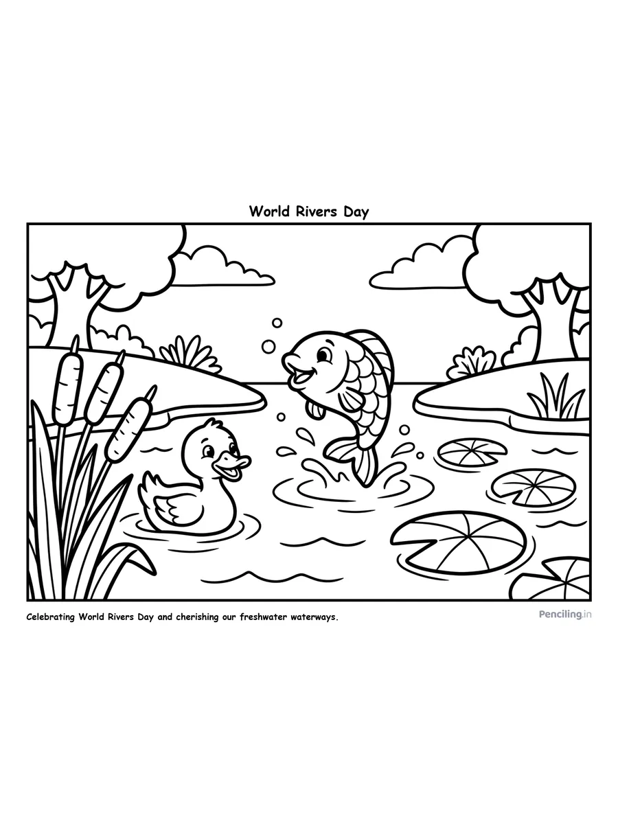 Ages 2–4: World Rivers Day (Freshwater Friends)