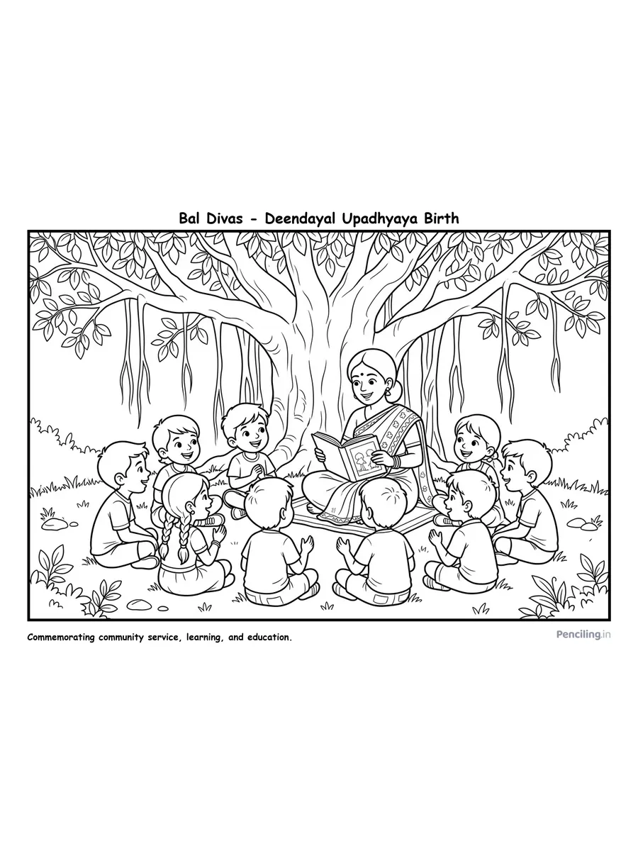 Ages 5–6: India's Antyodaya Diwas (Learning Under the Banyan Tree)