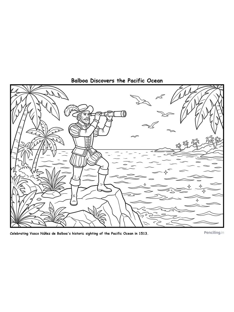 Ages 7–8: Balboa Discovers the Pacific Ocean (1513 Mar del Sur)
