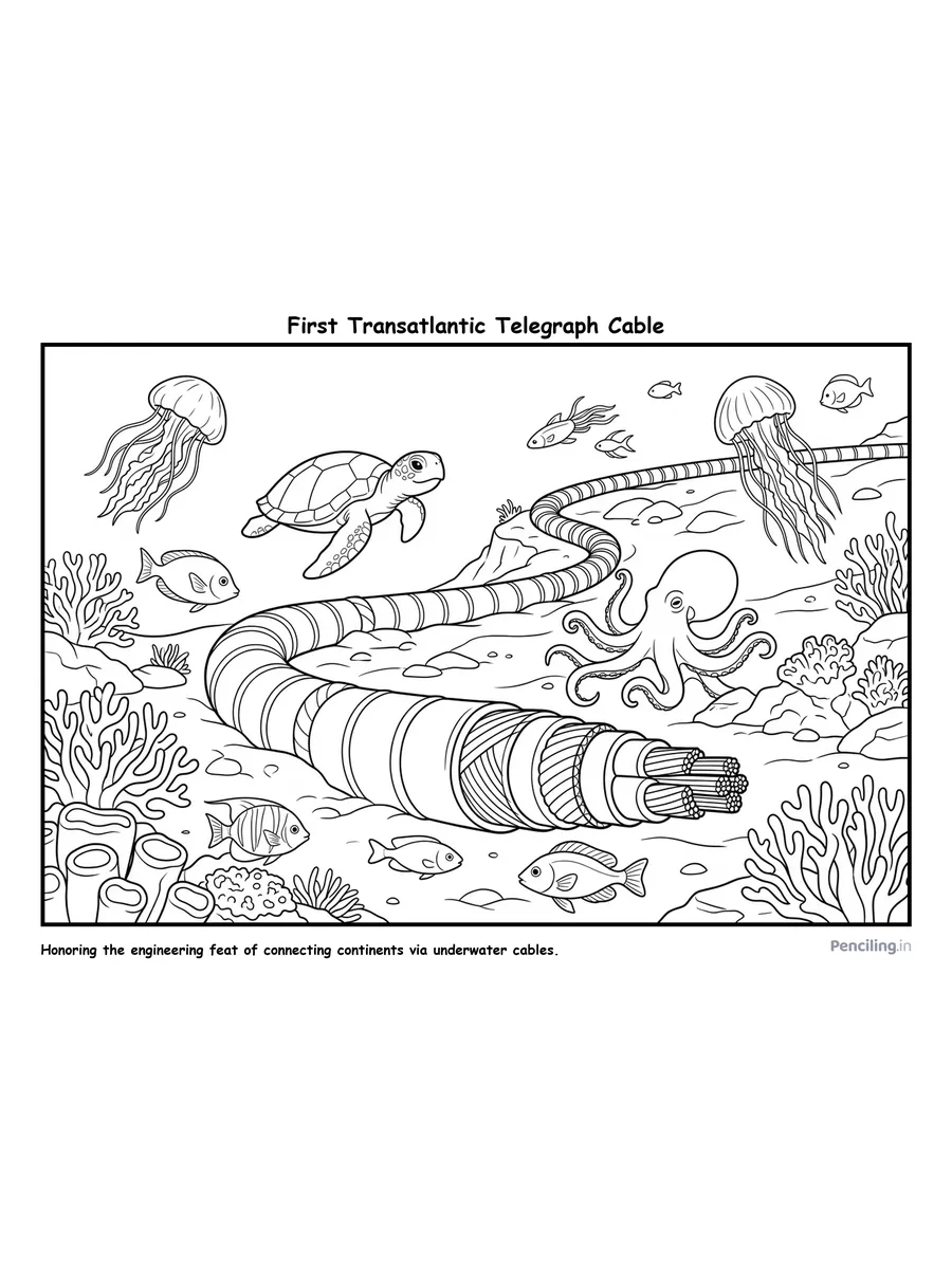 Ages 9–10: First Transatlantic Telephone Cable (1956 TAT-1)