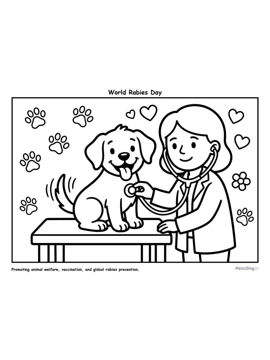 Ages 2–4: World Rabies Day (Gentle Puppy Checkup)