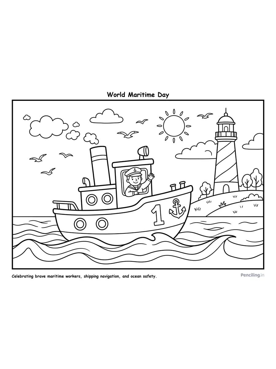 Ages 5–6: World Maritime Day (Brave Little Tugboat)