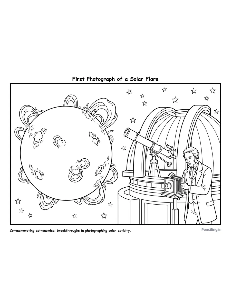 Ages 9–10: Photographing the Sun (Solar Flares & Prominences)