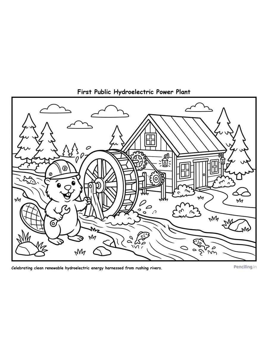 Ages 5–6: World's First Hydroelectric Power Plant (Friendly Beaver Engineer)