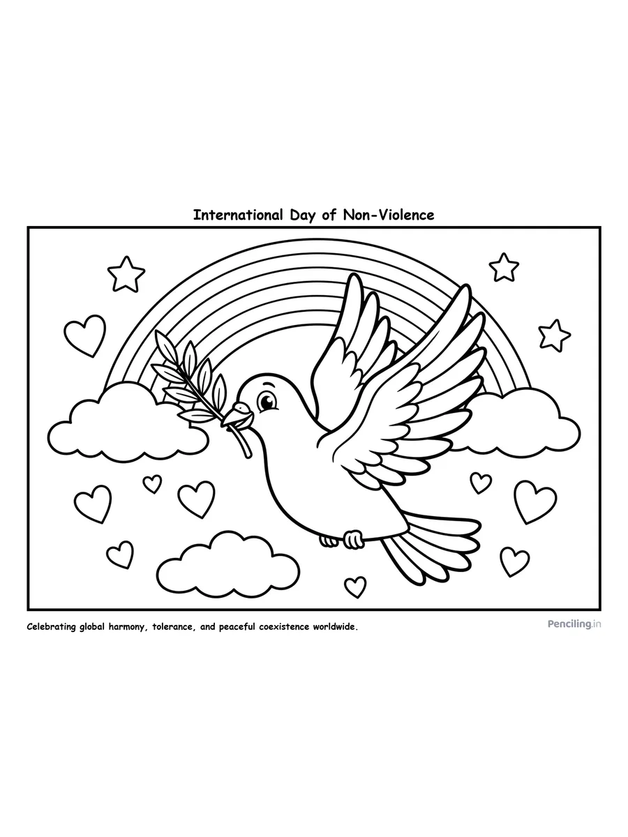 United Nations International Day of Non-Violence (Established 2007)