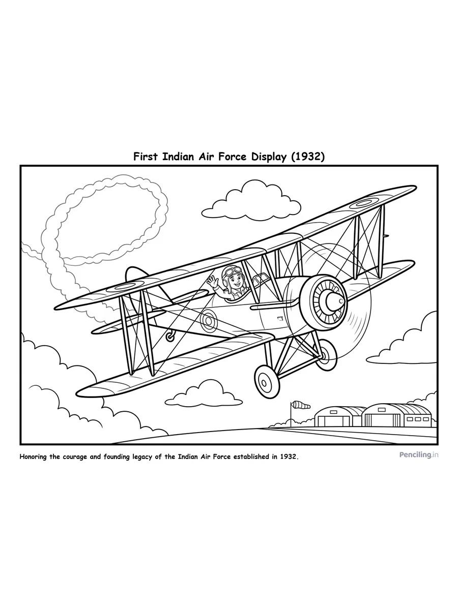 Ages 7–8: Founding Legacy of the Indian Air Force (1932)