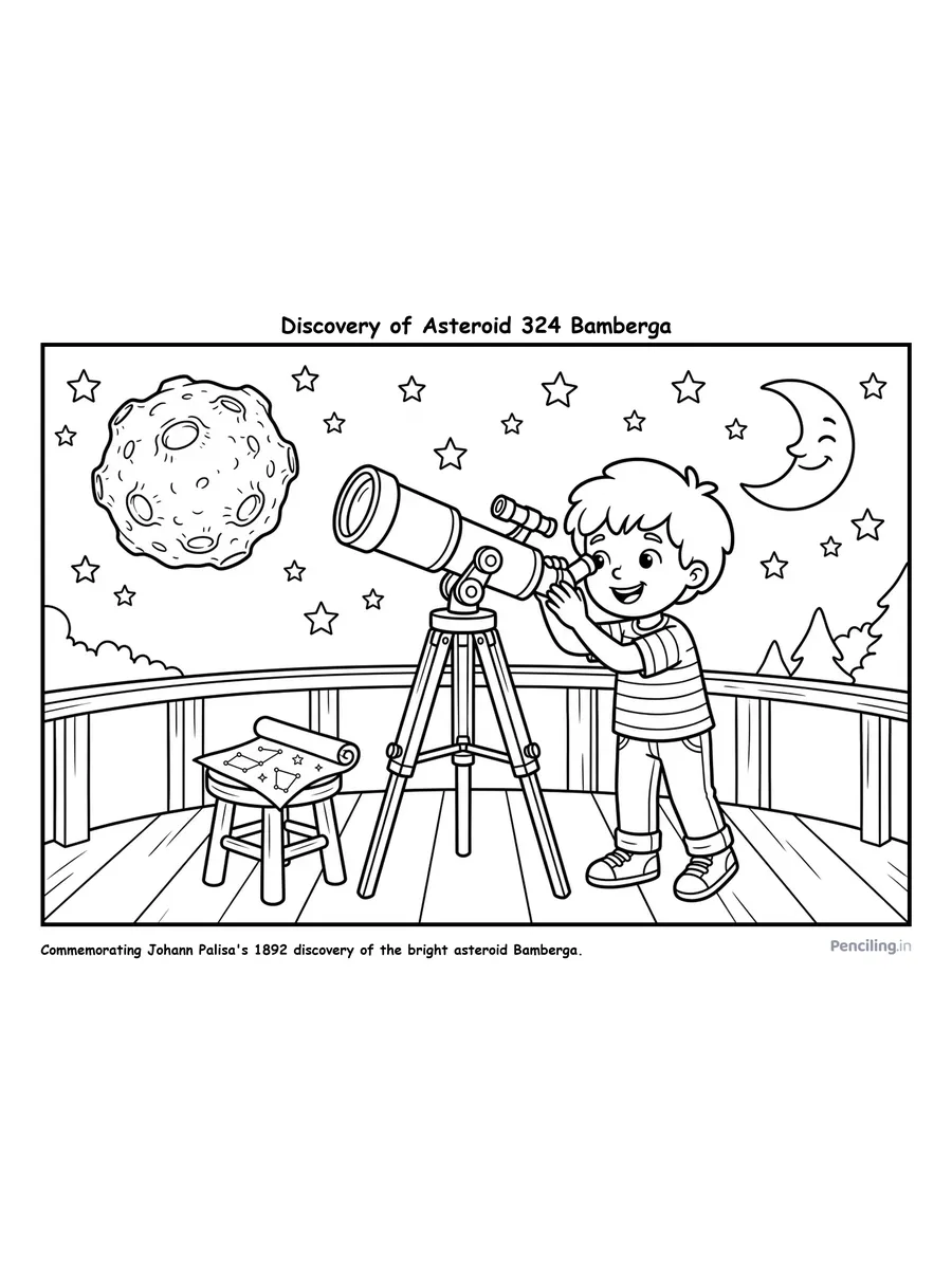 Ages 5–6: Discovery of Asteroid 324 Bamberga (1892)
