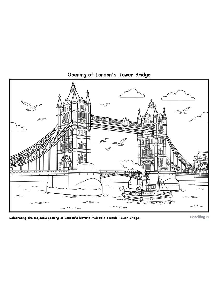 Ages 7–8: Engineering of London's Tower Bridge