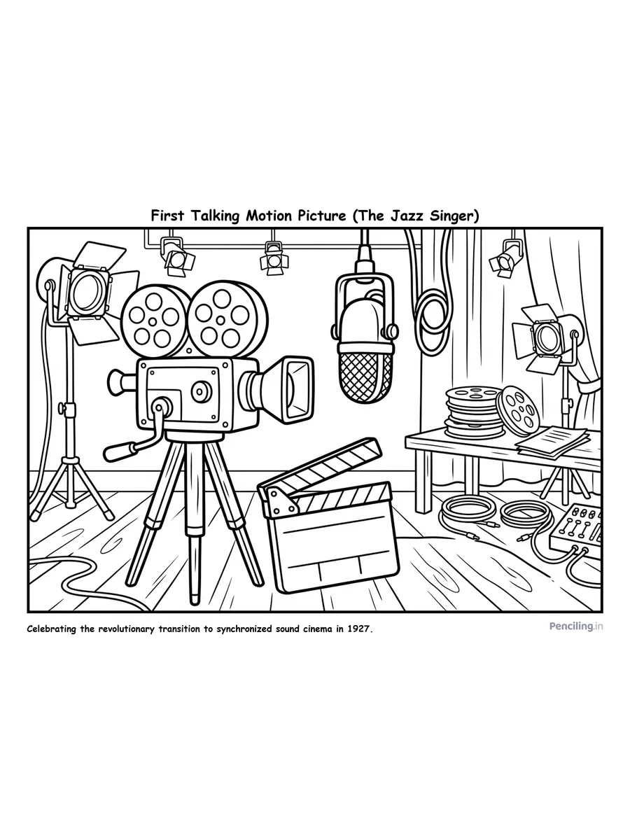 Ages 5–6: First Talking Motion Picture: The Jazz Singer (1927)
