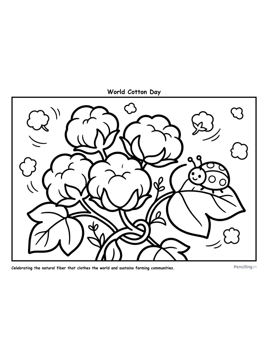 Ages 2–4: World Cotton Day & Nature's Softest Fiber (2019)