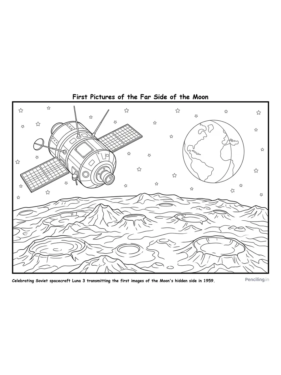 Ages 7–8: Luna 3: First Images of the Far Side of the Moon (1959)