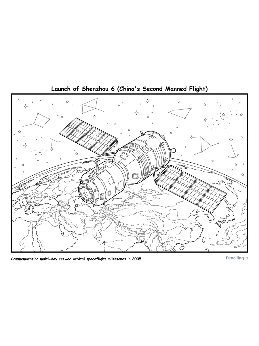 Ages 9–10: Launch of Shenzhou 6: China's Second Manned Flight (2005)