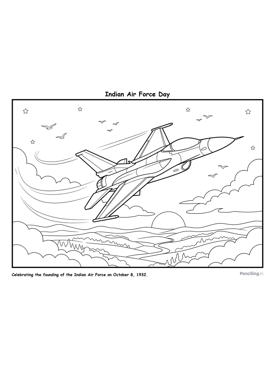 Ages 7–8: Indian Air Force Day: Sky Guardians (1932)