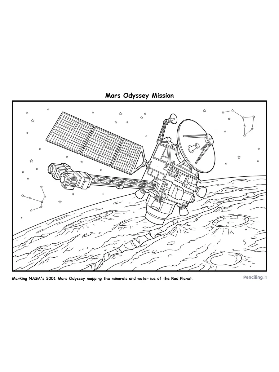 Ages 9–10: NASA 2001 Mars Odyssey: Mapping the Red Planet (2001)