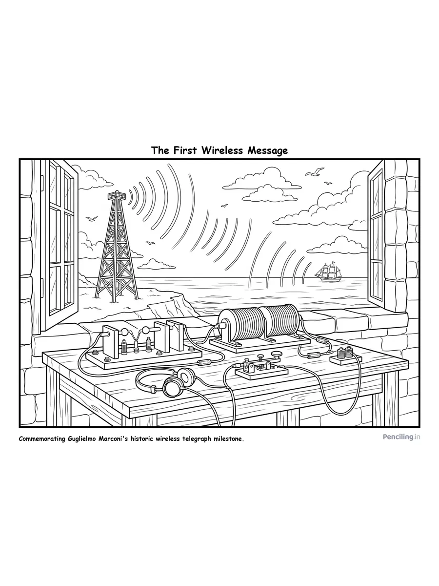 Ages 7–8: Marconi's Wireless Telegraphy & Radio Waves (1895–1901)
