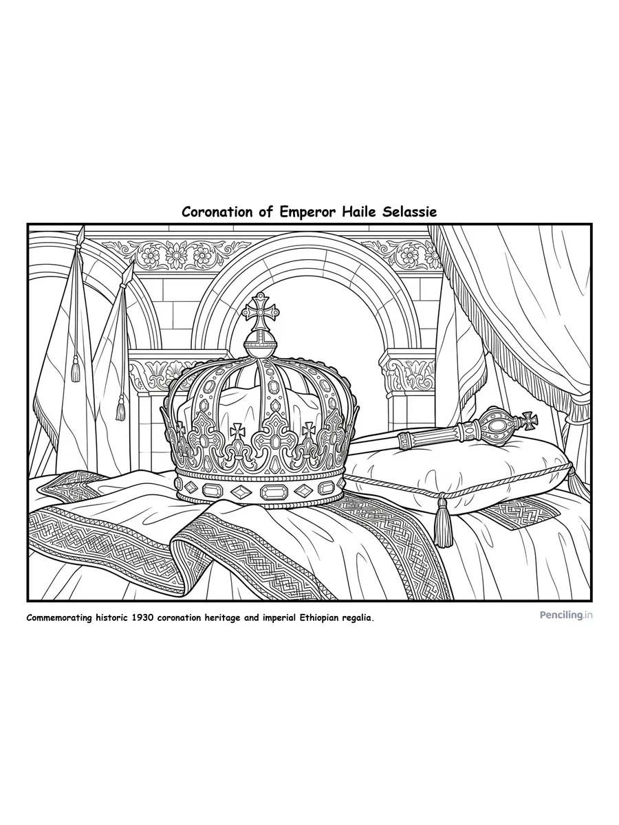 Ages 9–10: Coronation of Haile Selassie of Ethiopia (1930)