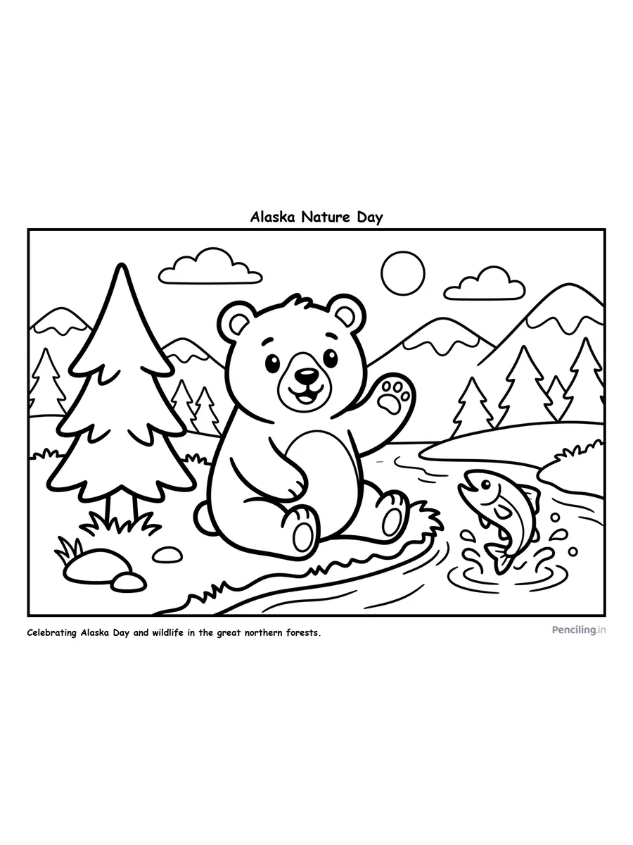 Alaska Day: The Friendly Brown Bear