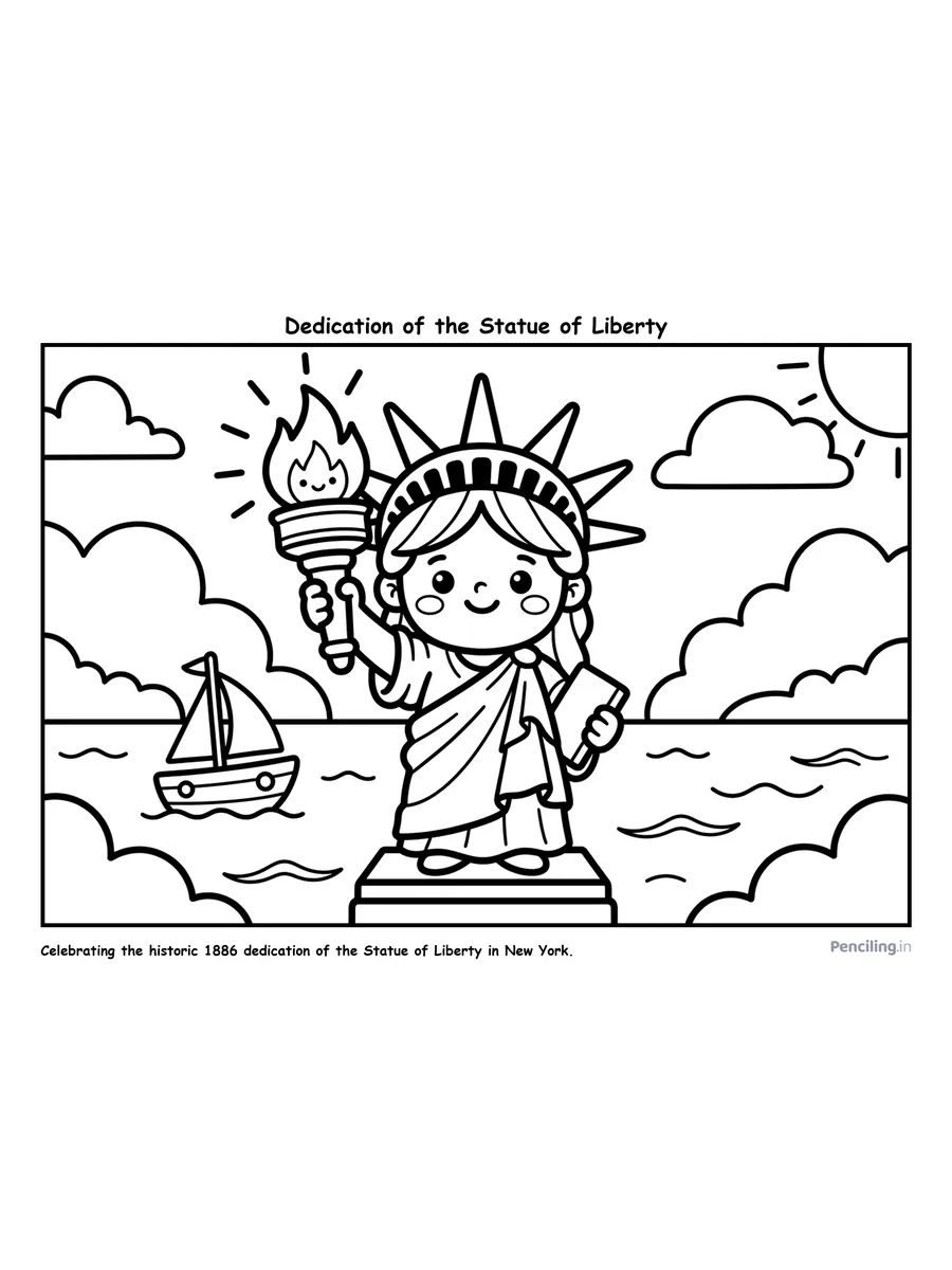On This Day in History: October 28 colouring pack preview