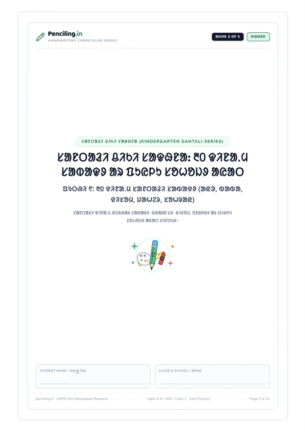 ᱥᱟᱱᱛᱟᱲᱤ ᱪᱤᱠᱤ ᱥᱟᱫᱷᱱᱟ: ᱓᱐ ᱫᱤᱱᱟᱹᱢ ᱥᱟᱵᱟᱫᱽ ᱟᱨ ᱯᱩᱭᱞᱩ ᱥᱚᱦᱚᱡᱽ ᱟᱭᱟᱛ Cover